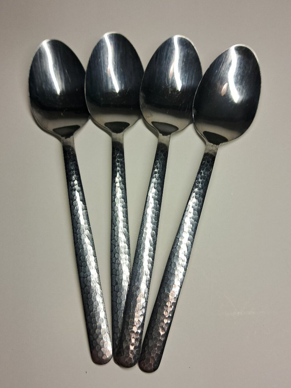 Four Piece Large Spoon Set - Stainless Steel